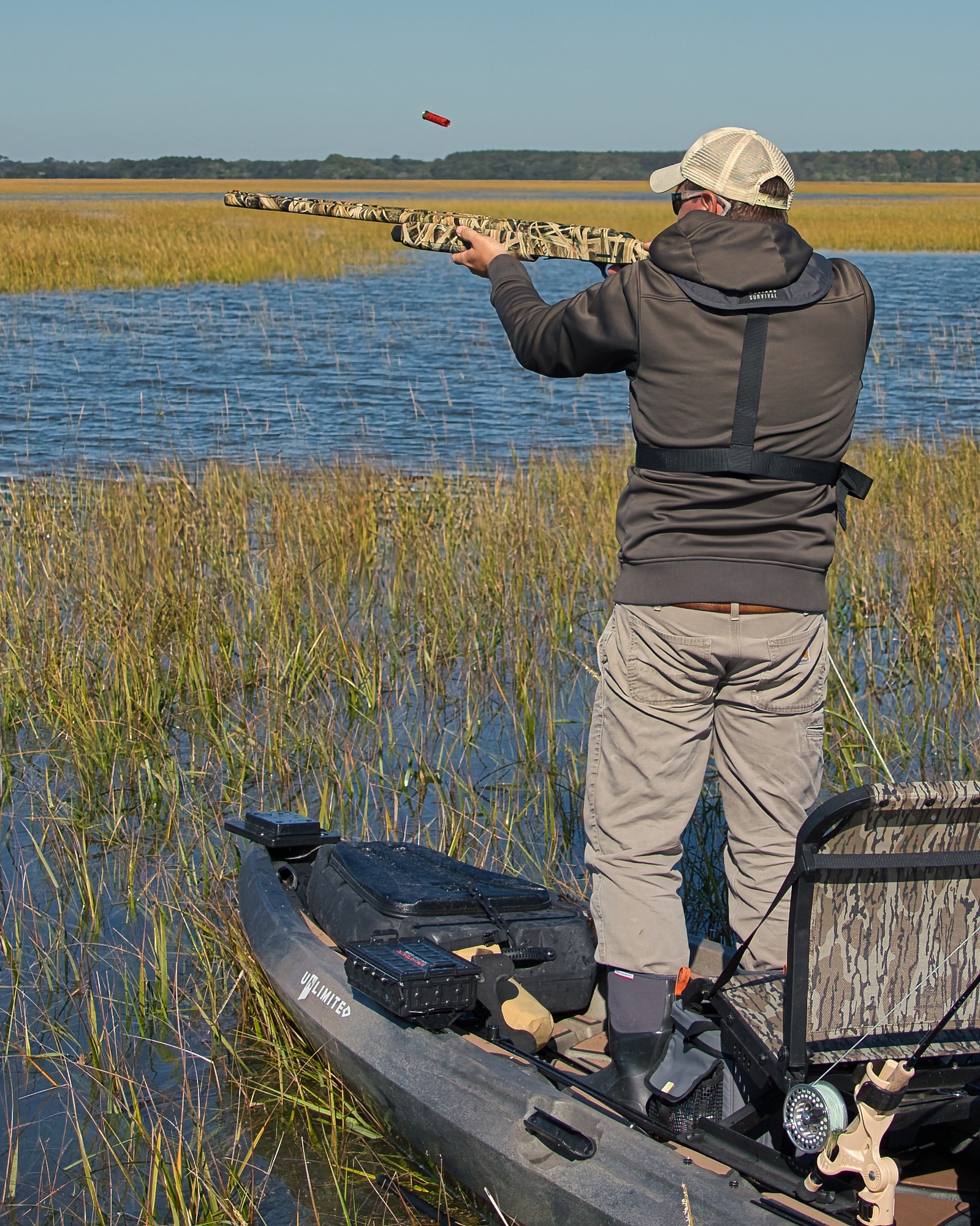 NuCanoe Unlimited stabilumas stovinčiai žvejybai