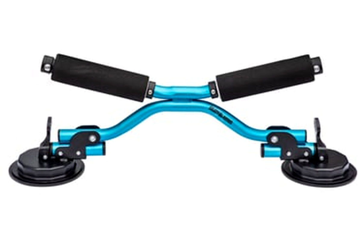 Galaxy Kayaks Boat Roller montavimas ant automobilio