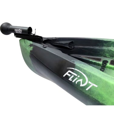 Anchor Wizard sumontuotas ant NuCanoe Flint kajako