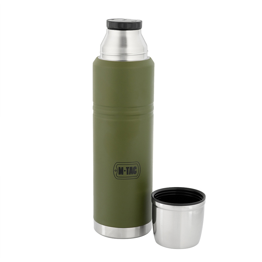 M-TAC Thermos 1000 ml plieninis dangtelis puodelis
