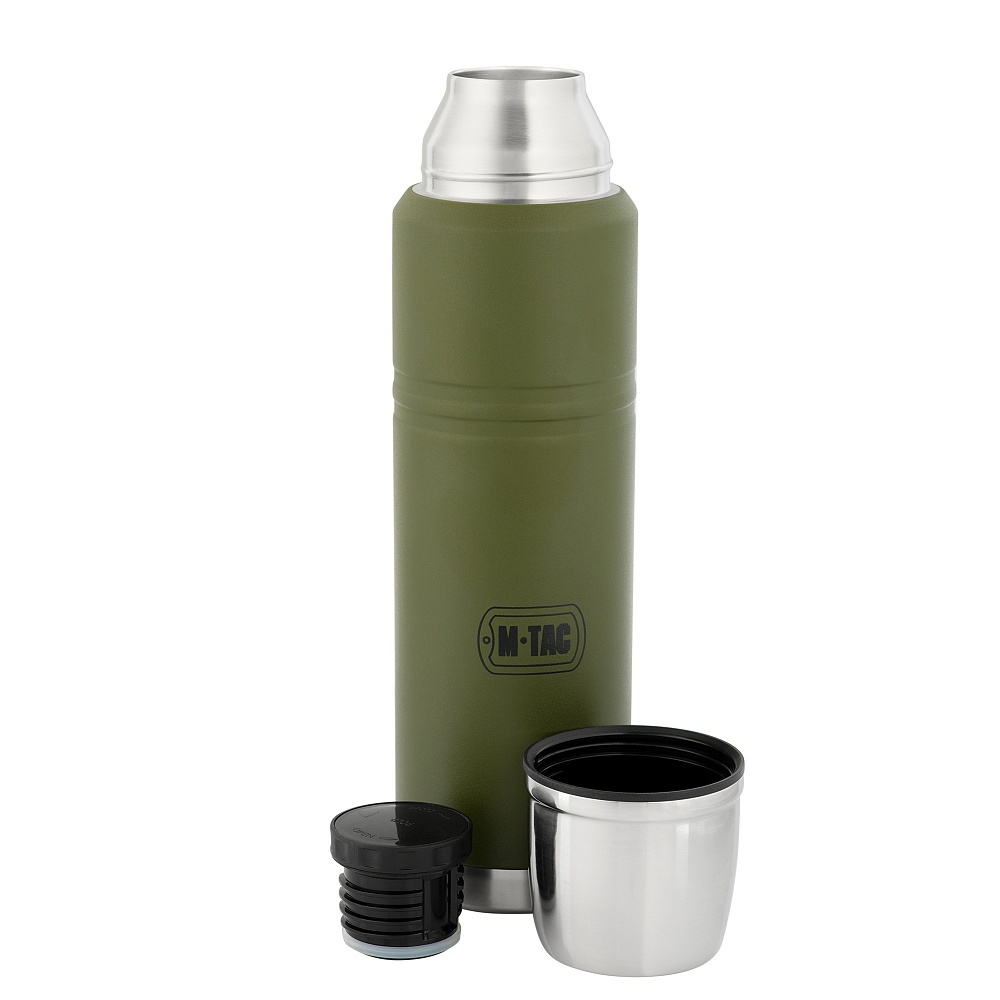 M-TAC Thermos 1000 ml platus kaklelis ir vakuuminė kolba