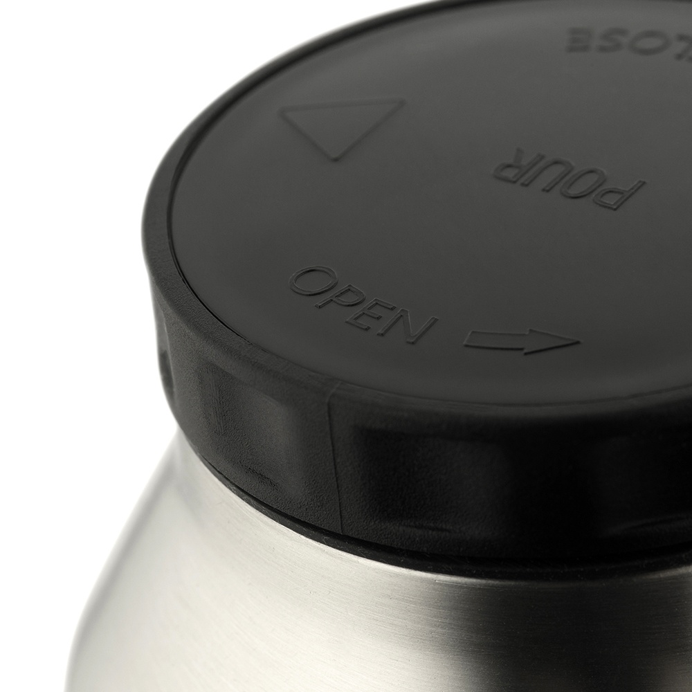 M-TAC Thermos 750 ml vidinis dangtelis su OPEN, POUR ir CLOSE žymomis